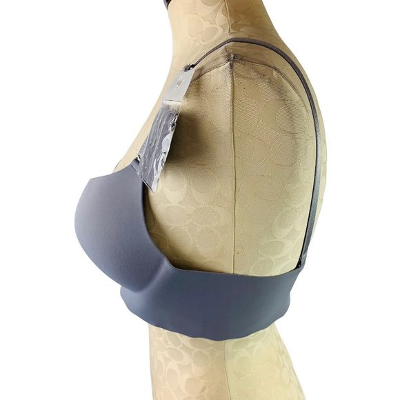 38B Unbranded Purple Wirefree Padded Bra with Extender New - Picture 4 of 12